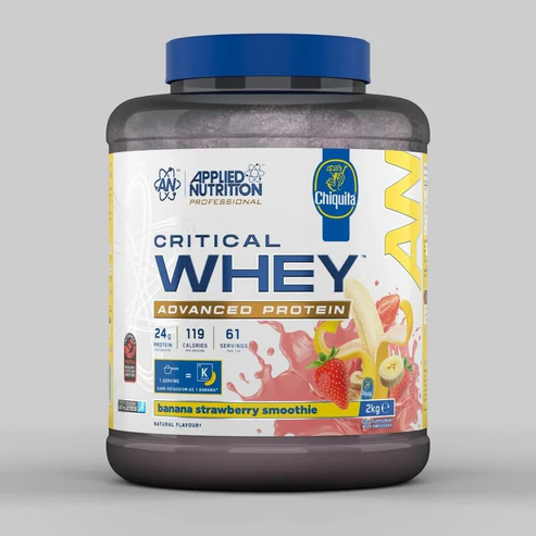 CRITICAL WHEY CHIQUITA BANANA STRAWBERRY 2KG
