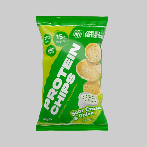PROTEIN CHIPS SOUR CREAM AND ONION 50G