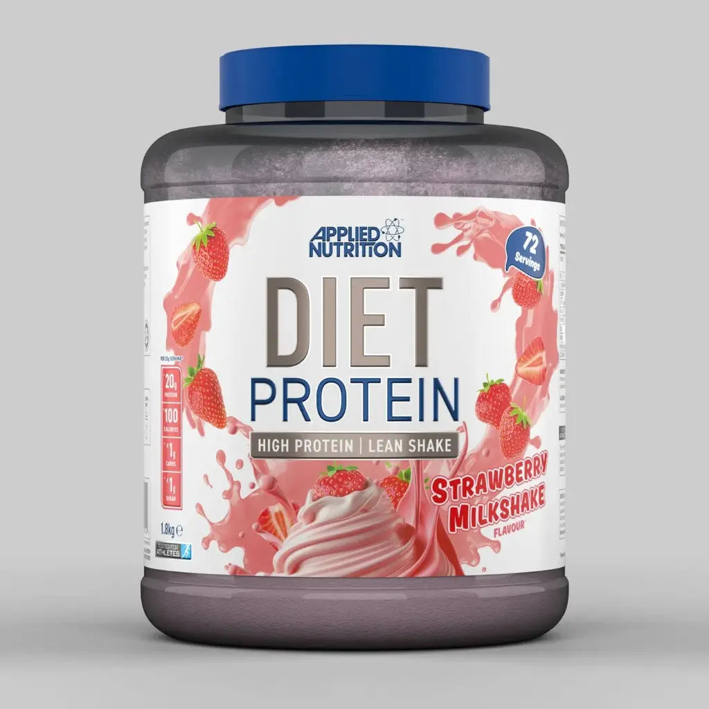DIET WHEY STRAWBERRY SHAKE 1.8KG