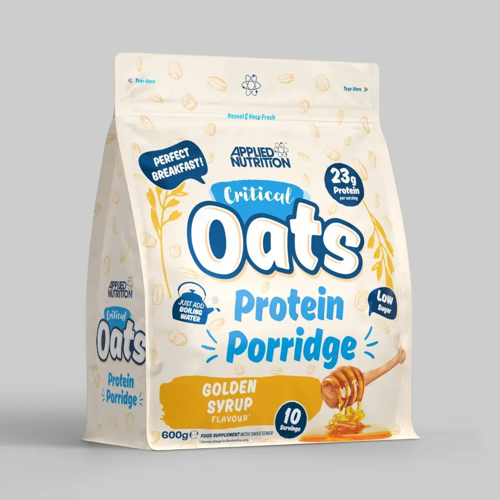 CRITICAL OATS PROTEIN PORRIDGE GOLDEN SYRUP 600G