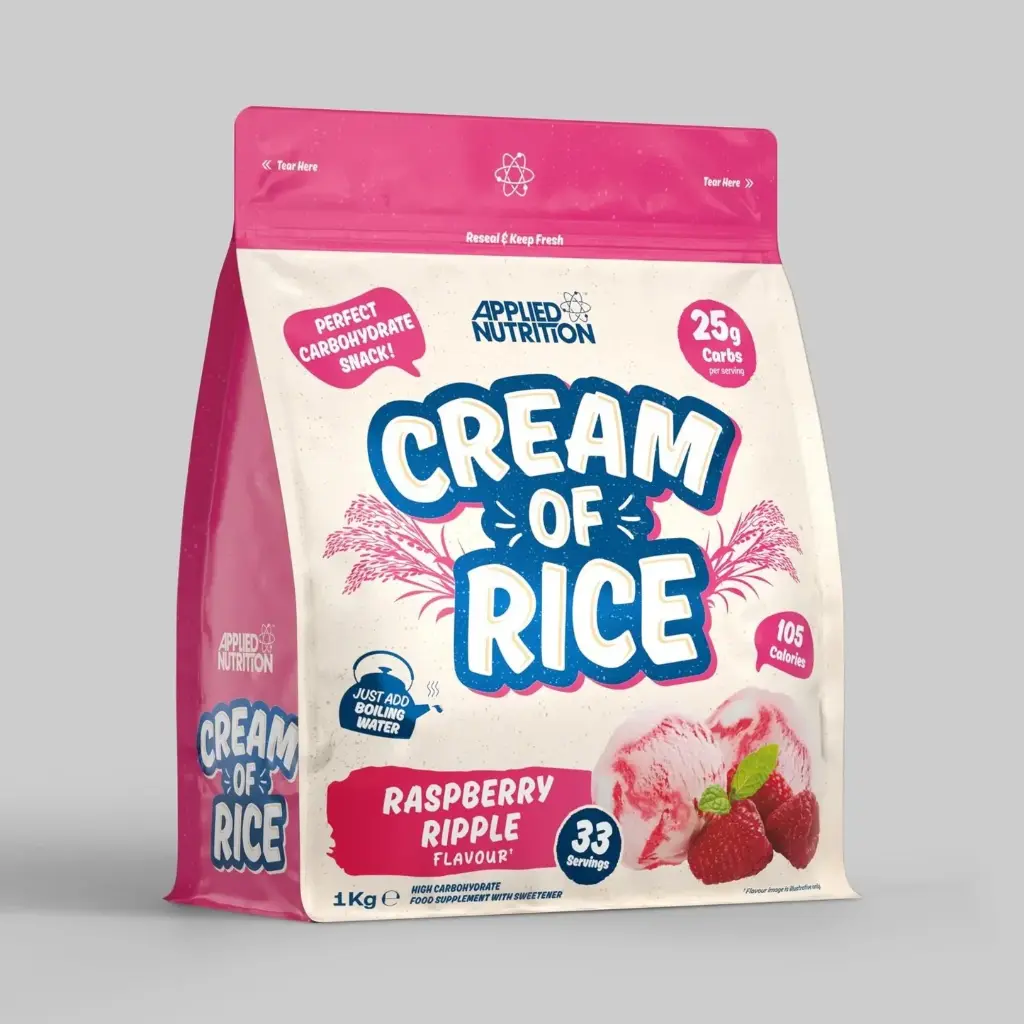 CREAM OF RICE 1KG RASPBERRY RIPPLE