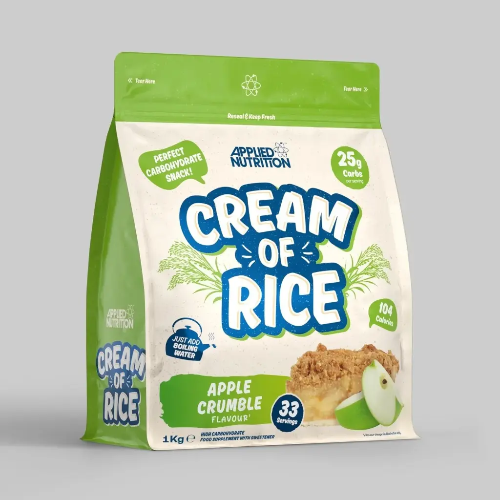 CREAM OF RICE 1KG APPLE CRUMBLE