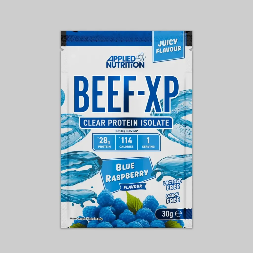 SAMPLE SACHET 30g BEEF-XP BLUE RASPBERRY