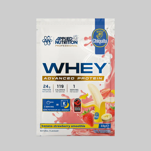 SAMPLE CRITICAL WHEY CHIQUITA BANANA STRAWBERRY 33G