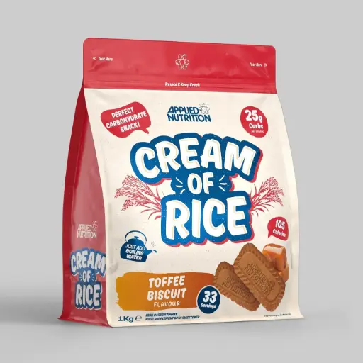  CREAM OF RICE 1KG TOFFEE BISCUIT 