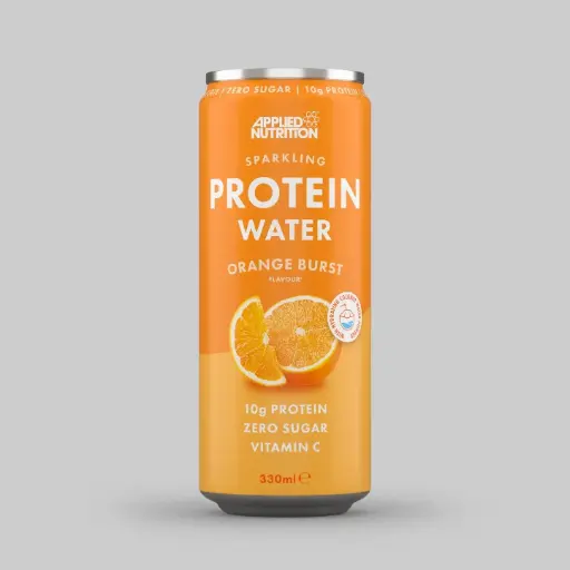 SPARKLING PROTEIN WATER ORANGE BURST CAN 330ML