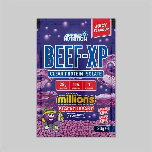 SAMPLE SACHET 30g BEEF-XP BLACKCURRANT MILLIONS