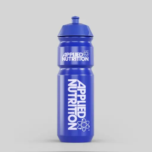 CLEAR WATER BOTTLE 750ML -  BLUE CAP