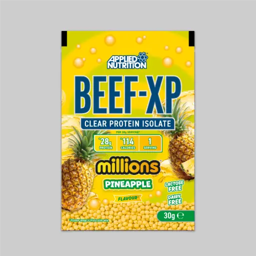SAMPLE SACHET 30g BEEF-XP PINEAPPLE MILLIONS